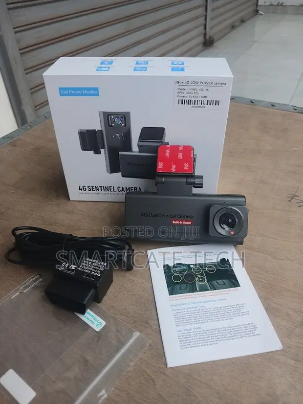 Smart 4G Dual Camera Dash Cam - Live Tracking & HD Recording - 1