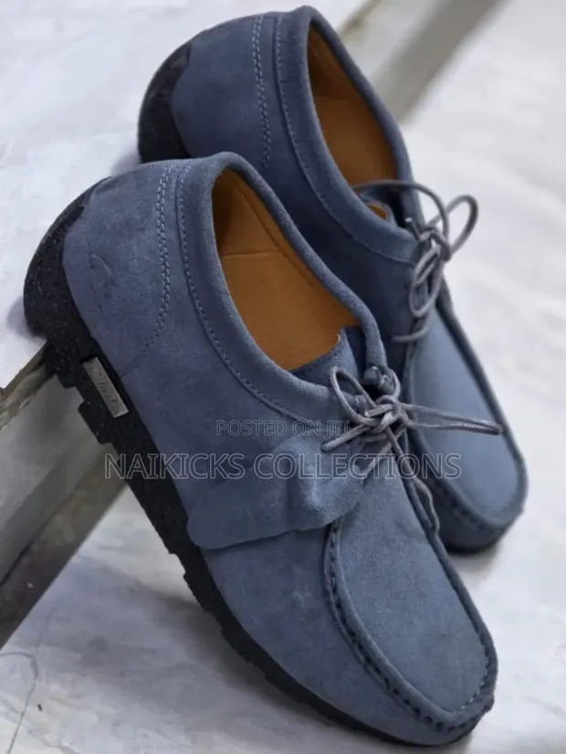 Clarks Men's Suede Ankle Boots - 1