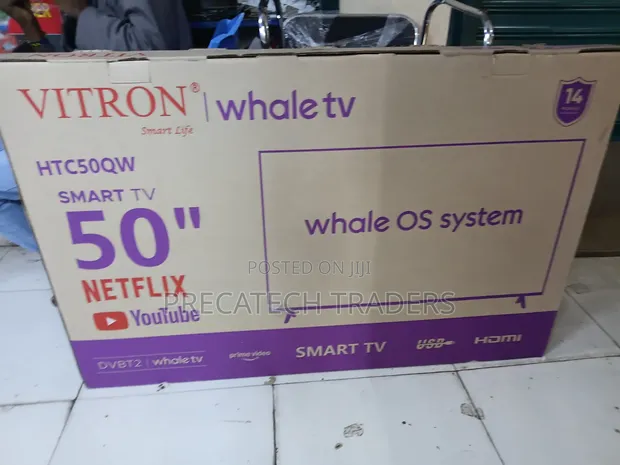 Vitron 50" Smart TV - Netflix, YouTube, Prime Video - 1
