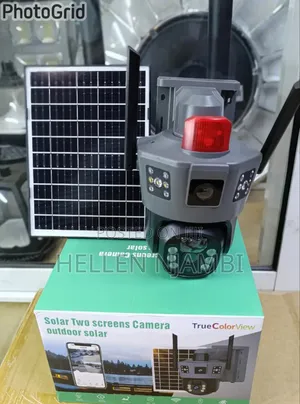 Dual Lens 4G PTZ CCTV Camera with Solar & Alarm