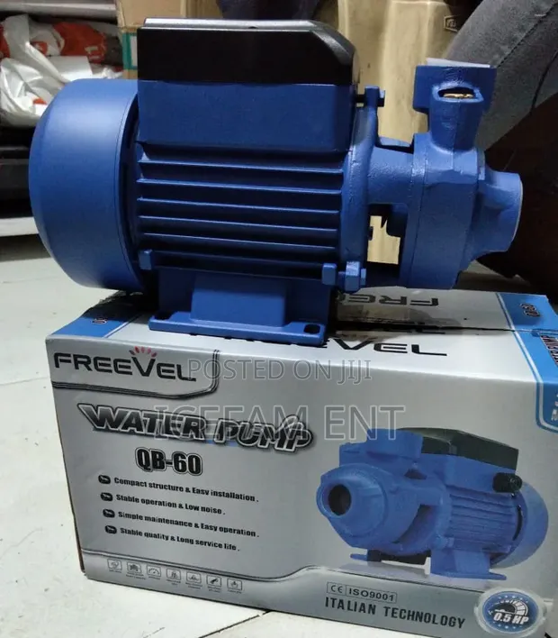Freevel 0.5hp Electric Water Pump (370W, 28m Max Head) - 1