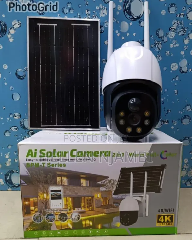 AI WiFi Single Lens Solar PTZ Camera - 1