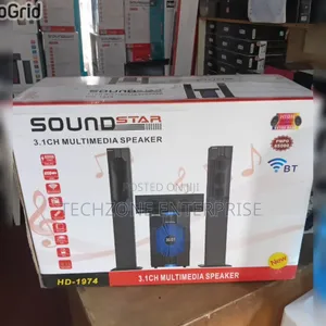 Soundstar 3.1 Channel Multimedia Speaker System (DH 1974) with Bluetooth