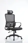 Brand New Swivel High Back Office Chair - Black - 3