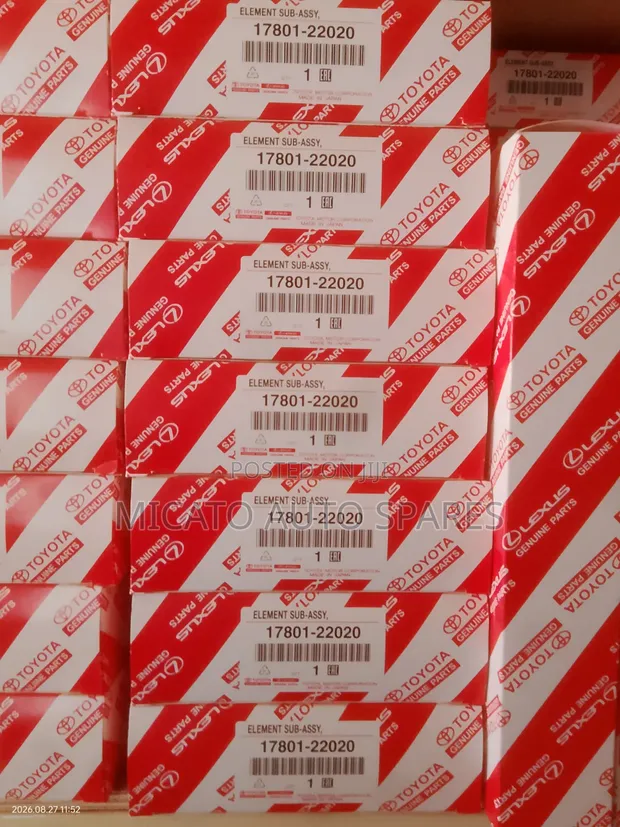 Genuine Toyota Air Filter 17801-22020 - 1