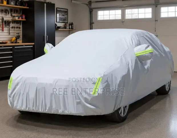 High Quality Universal Grey Car Cover with Fleece Lining - 1