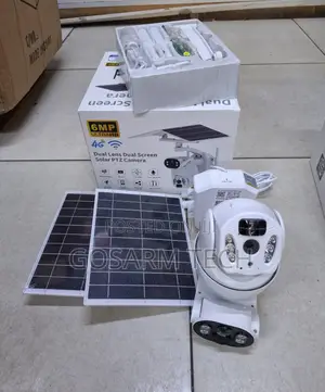 6MP UBox 4G Dual Lens Solar PTZ Camera with Night Vision