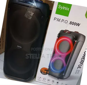 Syinix SYNDJ280TWD Powerful Bass Boom Speaker