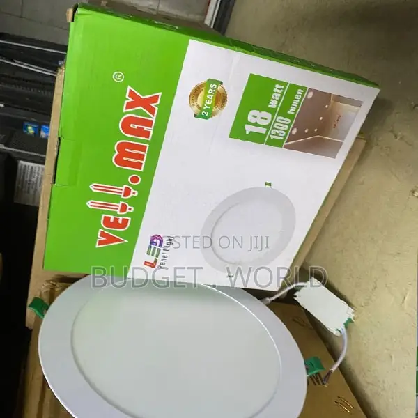 18W LED Recessed Panel Light - Gypsum Ceiling Fixture - 1
