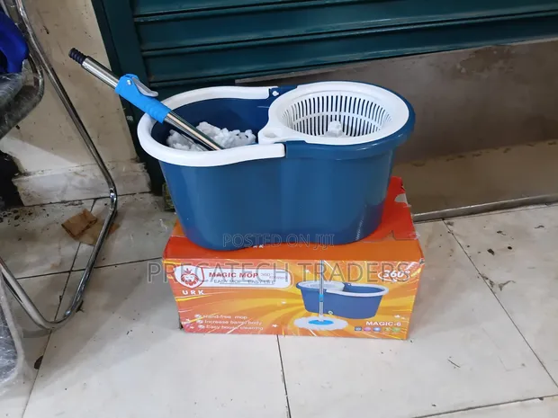Spin Mop & Bucket Set - Easy Wringer - 1