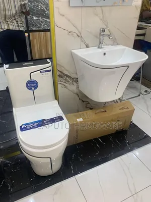 Abb One-Piece Toilet with Half Basin