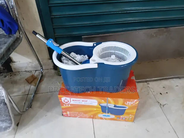 Floor Cleaning Spin Mop - Durable & Easy to Use - 1