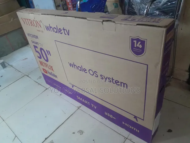 Vitron 50" QLED Smart Whale TV HTC50QW - 1
