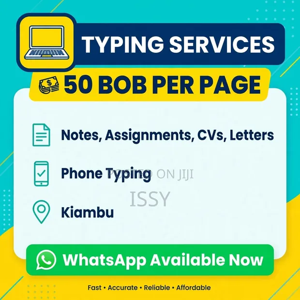 Phone Typing Services - 1