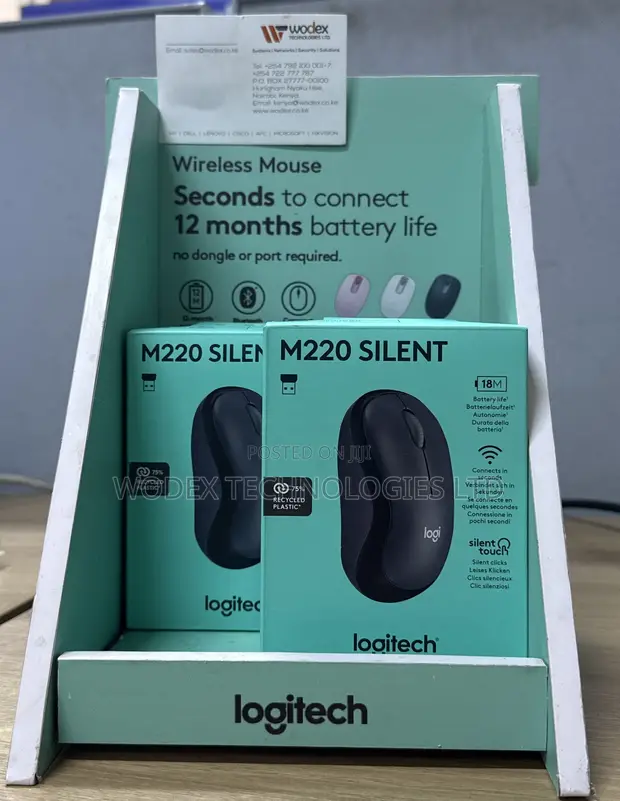 Logitech M220 Silent Wireless Mouse - 1