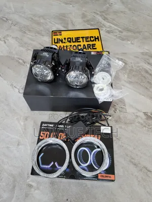 3" Bi-LED Projector Headlights with 5D Crystal Ring