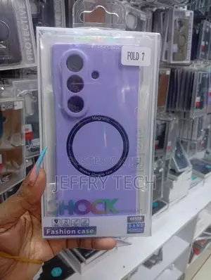 Purple Magnetic Charging Case for Samsung Galaxy Z Fold 7
