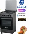 Brand New Nunix 50x55 Freestanding 3+1 Cooker with Oven - 1