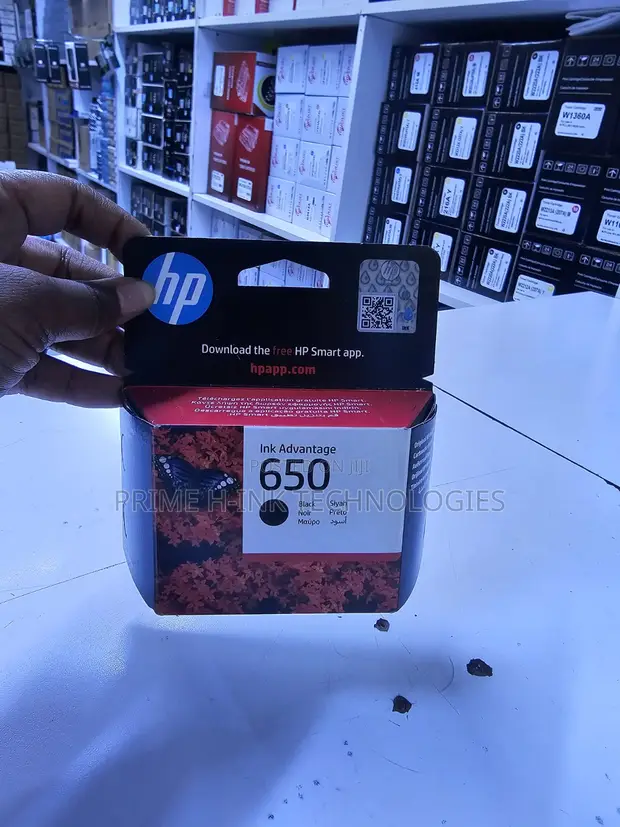 HP 650 Black Ink Cartridge - 1