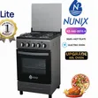 Nunix 3+1 Standing Cooker 50x55 with Oven - 1