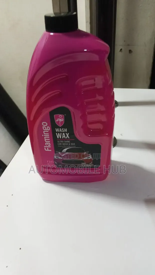 Flamingo Car Shampoo with Wax | Car Wash Polish Shine - 1
