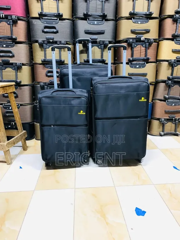 3-in-1 Fabric Suitcase, Briefcase, Travel Bag - 1