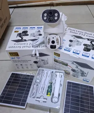 6MP UBox PTZ Wireless 4G Outdoor Solar Camera