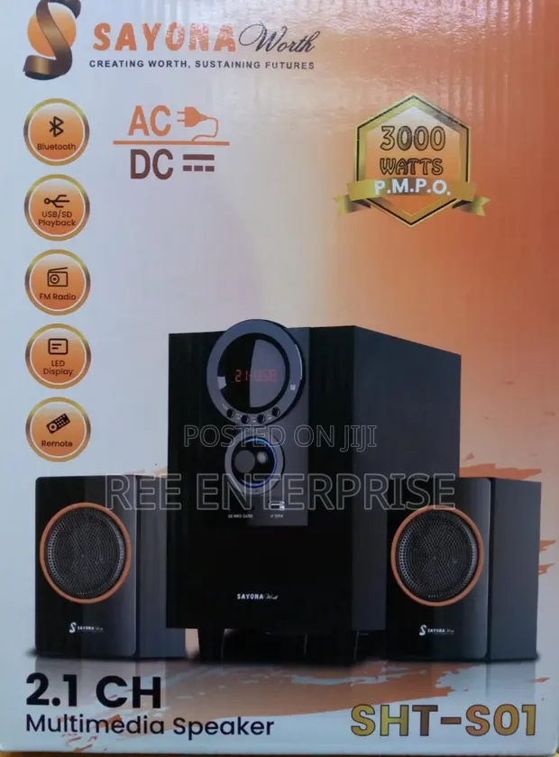Sayona SHT-S01 2.1 Channel Sound System - 1