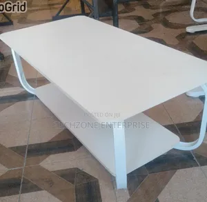 White Imported Executive Marble Top Coffee Table