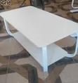 White Imported Executive Marble Top Coffee Table - 2