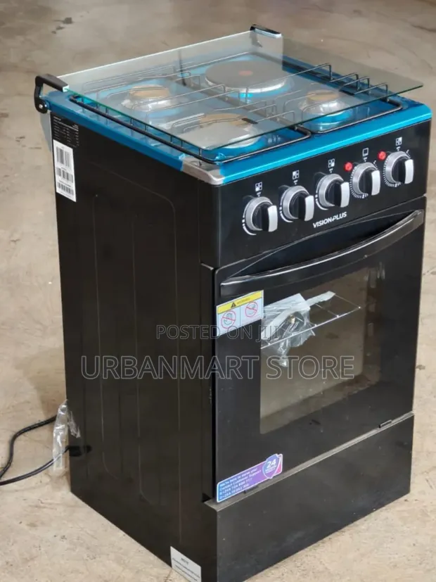 Vision 50x55cm 3+1 Gas & Electric Cooker - 1