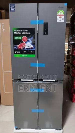 Syinix 421L Glass Four-Door Refrigerator