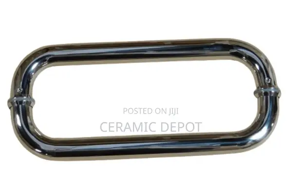 Stainless Steel Glass Door Handle 25x300x275mm - 1