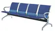 3 Seater Blue Padded Waiting Bench - 4