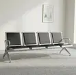 Heavy Duty Airport Waiting Bench - Black - 2