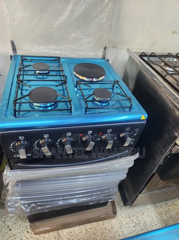 Olelon Free Standing Gas Cooker 3+1 Burners - 1