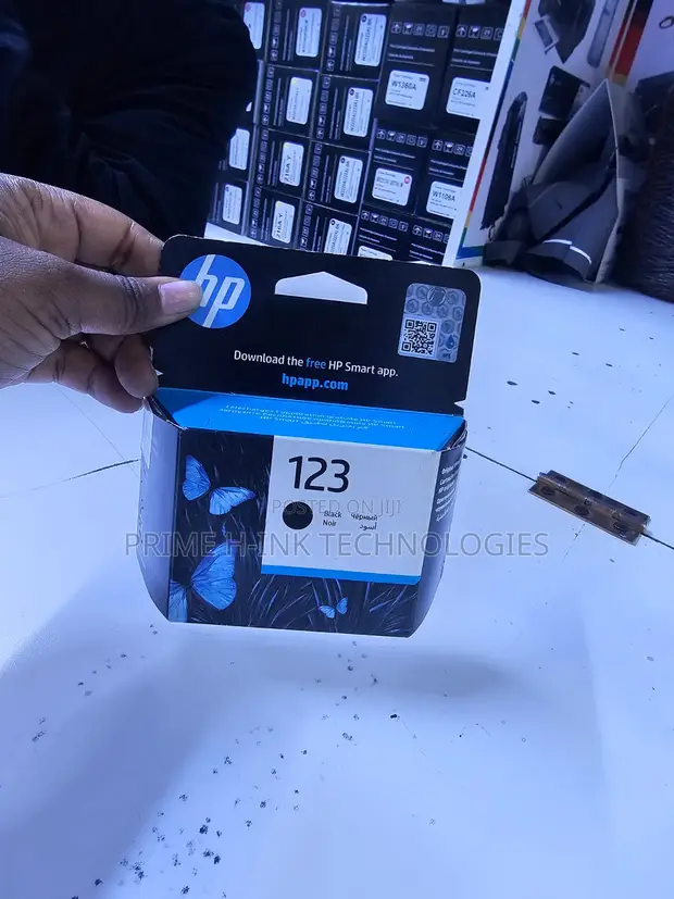 HP 123 Black Ink Cartridge - 1