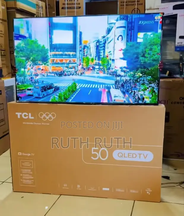 TCL 50 Inch QLED Smart Android TV - 1