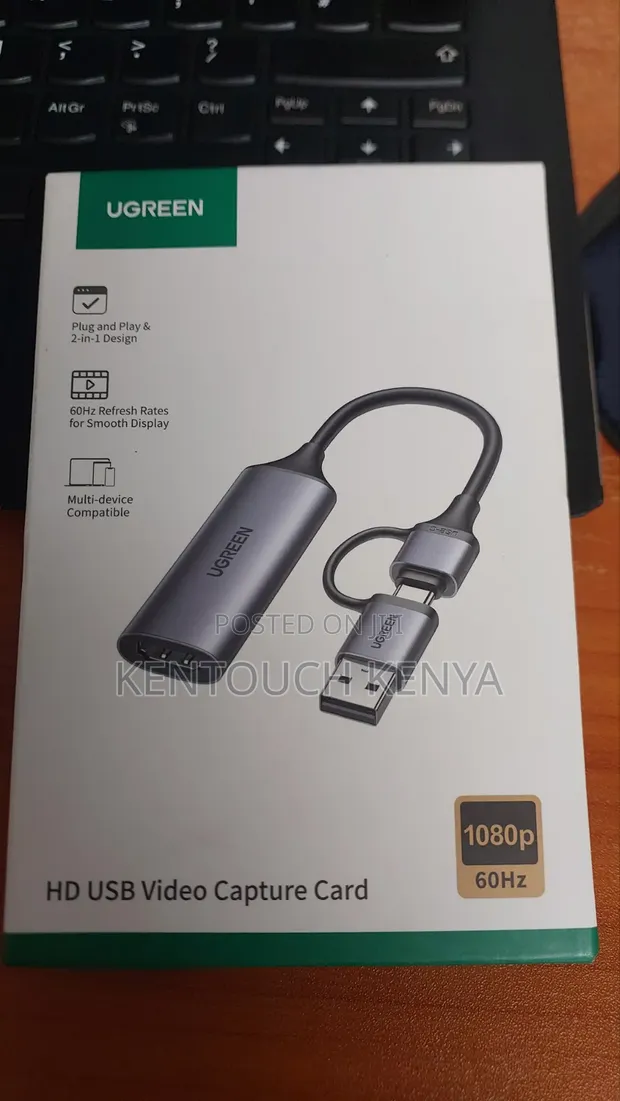 Ugreen 2-in-1 HDMI to USB Type-C Video Capture Card - 1
