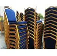 Blue Banquet Conference Armless Chair - 2