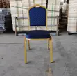 Blue Banquet Conference Armless Chair - 3