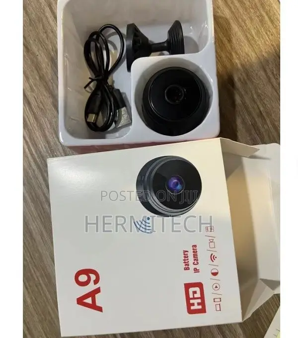 A9 Mini Hidden CCTV Camera with SD Card Slot, Night Vision, Audio - 1