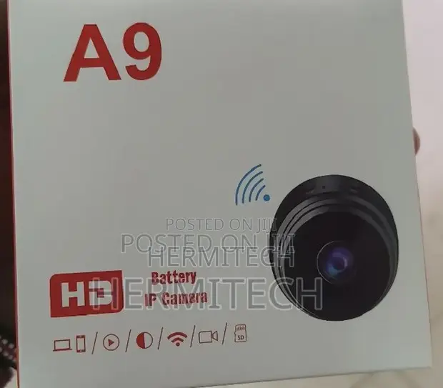 A9 Mini Hidden CCTV Camera with Night Vision & SD Card Slot - 1