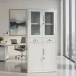 Lockable Metallic Filing Cabinet with 2 Drawers - 3