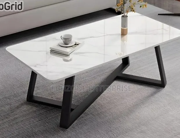Modern Imported Marble Top Coffee Table - 1