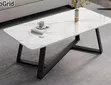 Modern Imported Marble Top Coffee Table - 1