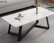 Modern Imported Marble Top Coffee Table - 2