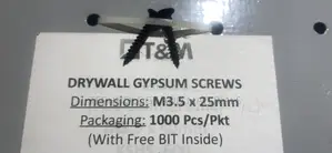 Drywall Gypsum Screws M3.5x25mm