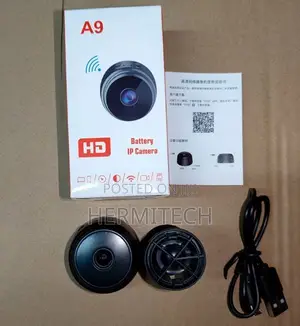A9 Mini Hidden CCTV Camera with SD Card Slot & Night Vision