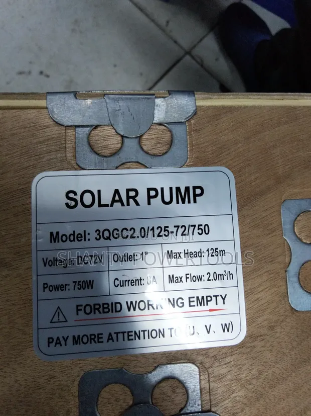 Brand New Solar Water Pump 750W/72V - 1